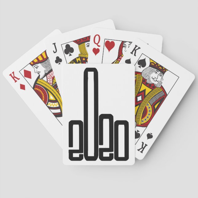 Ge 2020 Sucks Finger 2020 Casinokort (Baksidan)