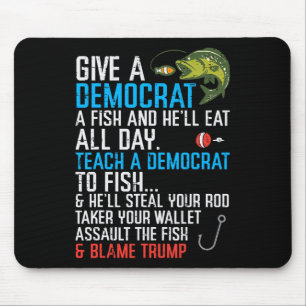 Ge A Democrat Fish Funny Fishing Republican Manar Musmatta
