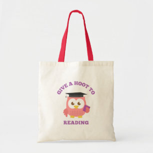 Ge a Hoot to Reading with Cute Uggla Tygkasse