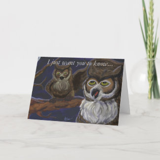 Ge a Hoot Uggla Greeting Card Kort