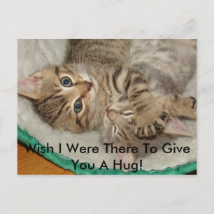 Ge A Hug Kattunge vykort