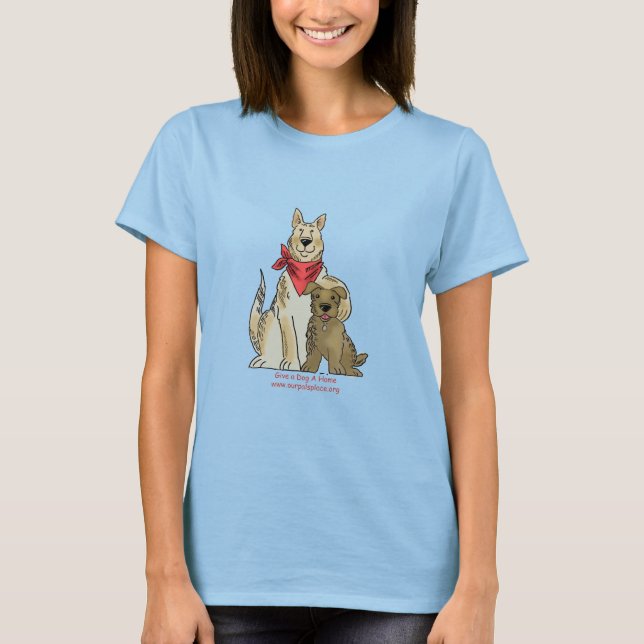 Ge a Hund a Hem T-shirt (Framsida)