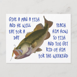 Ge a Man a Fish Vykort