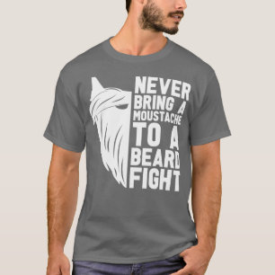 Ge aldrig en kräm till ett Beard Manar Fullt Beard T Shirt