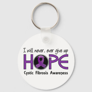 Ge aldrig upp Cystic Fibrosis för hopp 5 Nyckelring