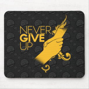 Ge aldrig upp Mousepad Musmatta