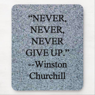 Ge aldrig upp - Winston Churchill Musmatta