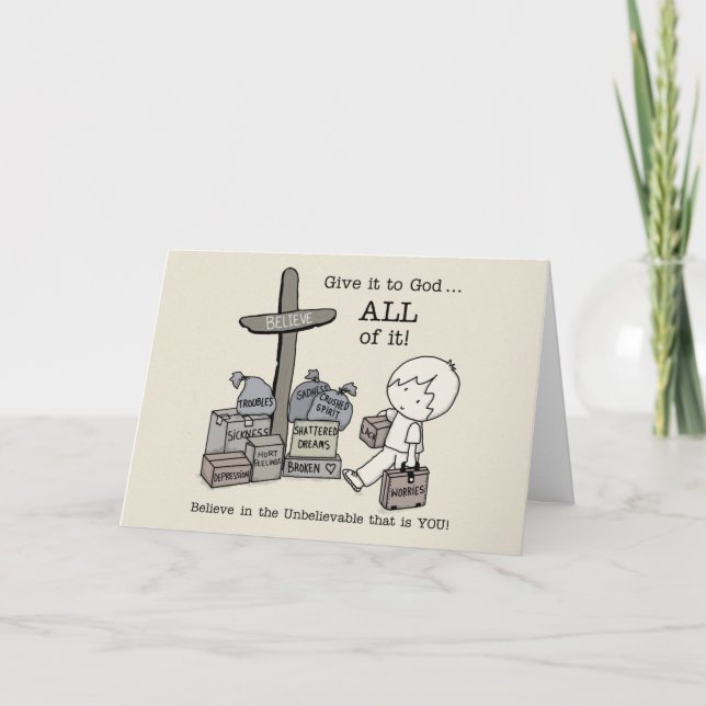 Ge allt för Gud Kort (Framsida)