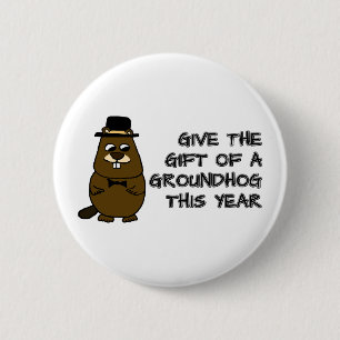 Ge är en gåva från Groundhog i år Knapp