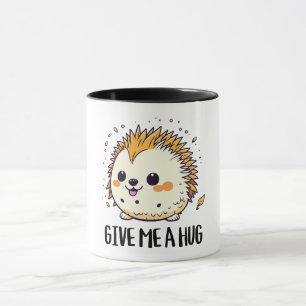 Ge är en väldigt söt hedgehog-design mugg