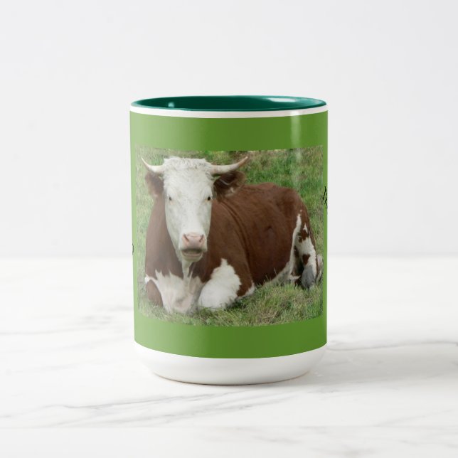 Ge är fågel för Thanksgiving! Två-Tonad Mugg (Center)