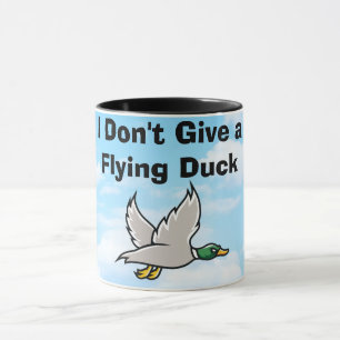 Ge är inte en flygande Anka Funny Mugg