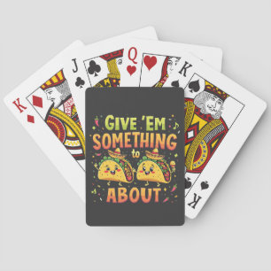 Ge är något för Taco om Cinco De Mayo Casinokort