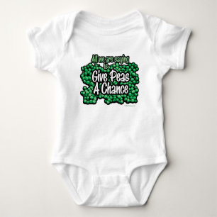 Ge Ärter En Chans Baby-Body T Shirt
