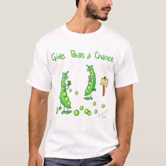 Ge ärter en chans t shirt