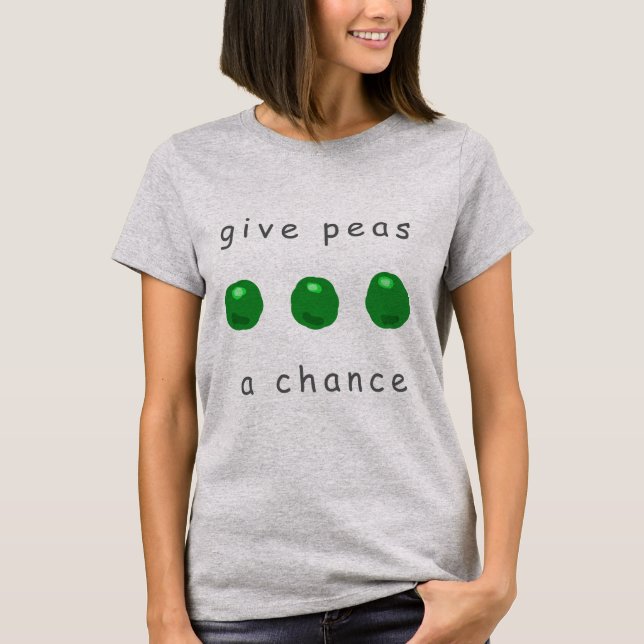 Ge Ärter En Chans T-shirt (Framsida)