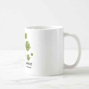 Ge ärtor en riskera kaffemugg