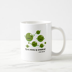 Ge ärtor en riskera kaffemugg