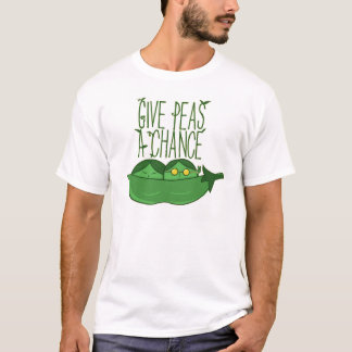 Ge ärtor en riskera t-shirt