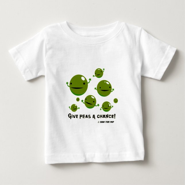 Ge ärtor en riskera t-shirt (Framsida)