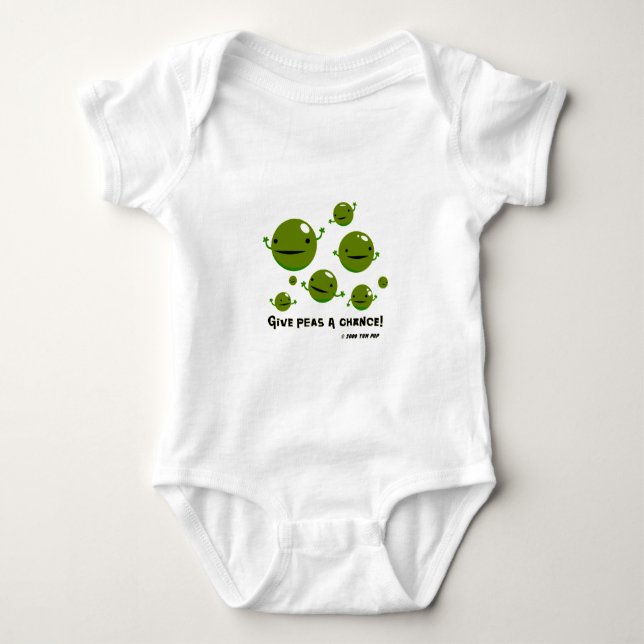Ge ärtor en riskera t-shirt (Framsida)