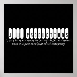 "Ge band och konstnärer.." Poster