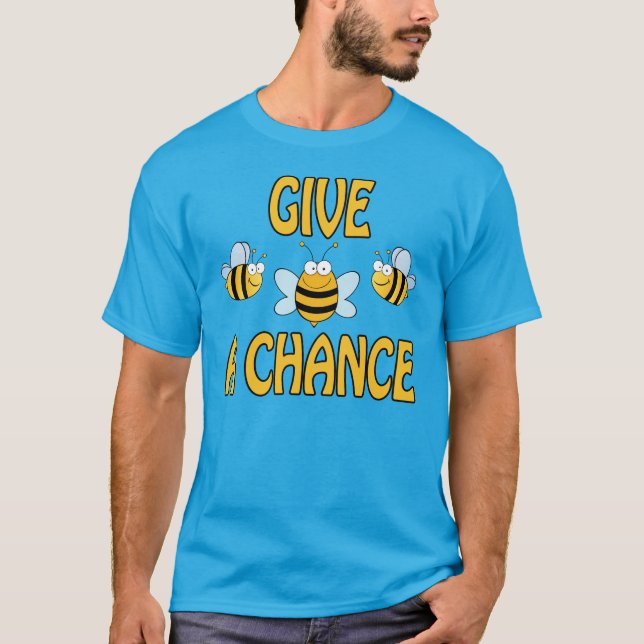 Ge bin en riskera t-shirt (Framsida)