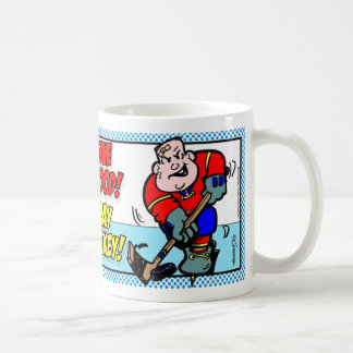 Ge blod! Leka hockey! Kaffemugg