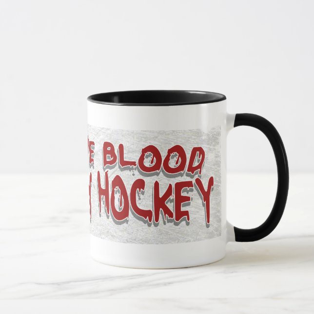 Ge Blood Play Hockey Black Mugg (Höger)