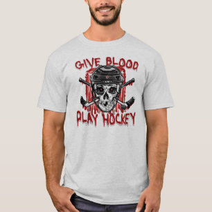 Ge Blood Play Hockey Black T-shirt