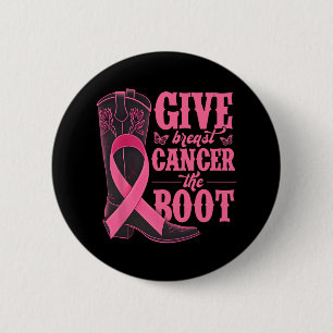 Ge bröstcancer Boot Cowgirl Cancer Awarene Knapp