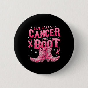 Ge bröstcancer Boot Cowgirl Cancer Awarene Knapp