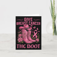 Ge bröstcancer Boot Cowgirl Cancer Awarene