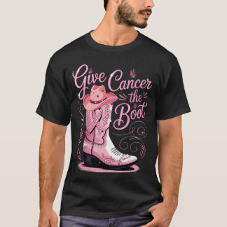 Ge bröstcancer hälspinken Rosa band västerländsk C T Shirt