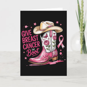 Ge bröstcancer sparken Bröstcancer Rosa band Kort