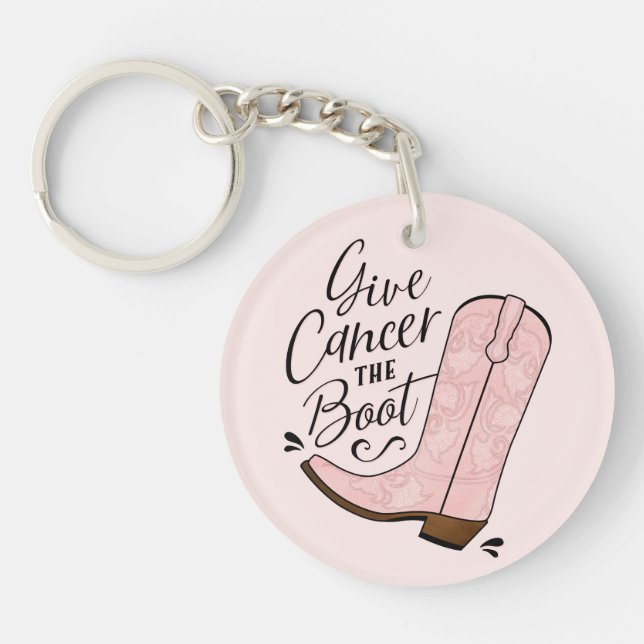 Ge Cancer Boot Bröstcancer medvetenhet Gift (Framsidan)
