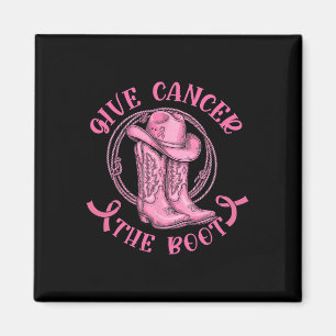 Ge Cancer Boot Rosa Breast Cancer Western Co. Magnet