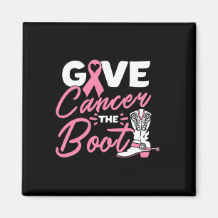 Ge Cancer Boot Rosa Ribbon Breast Cancer Awa Magnet
