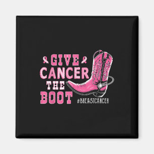 Ge Cancer Boots Breast Cancer Awareness Supp Magnet