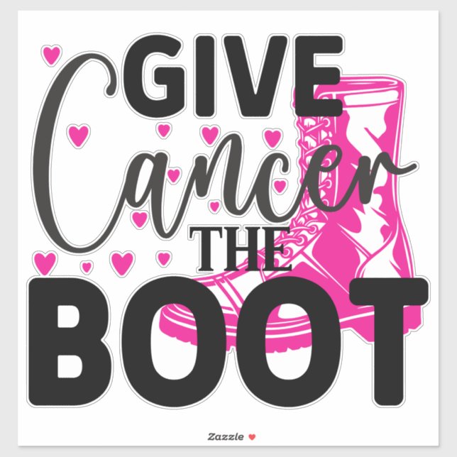 Ge Cancer the Boot Klistermärken (Ark)