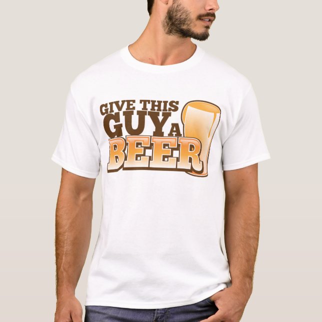 Ge den här killen a Beer ND T-shirt (Framsida)