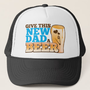 Ge denna nya pappa en BEER@! Truckerkeps
