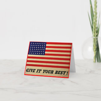 Ge det amerikanska anteckningskortet för bästa Vin Kort