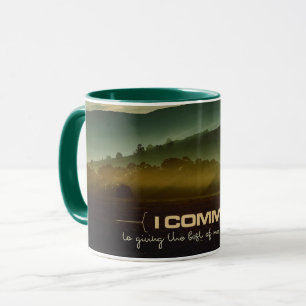 Ge det bästa av mig inspirerande Mugg
