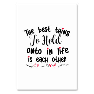 Ge det bästa Saken att hålla Bordsnummer