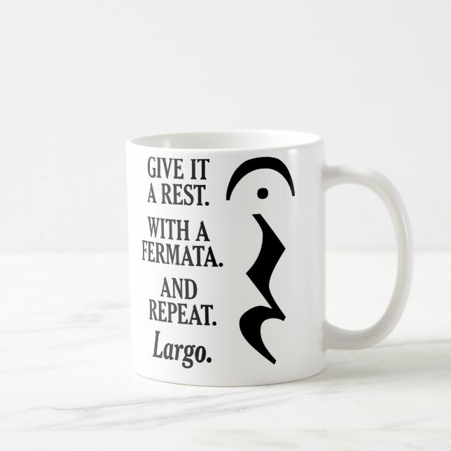Ge det en vila kaffemugg (Höger)