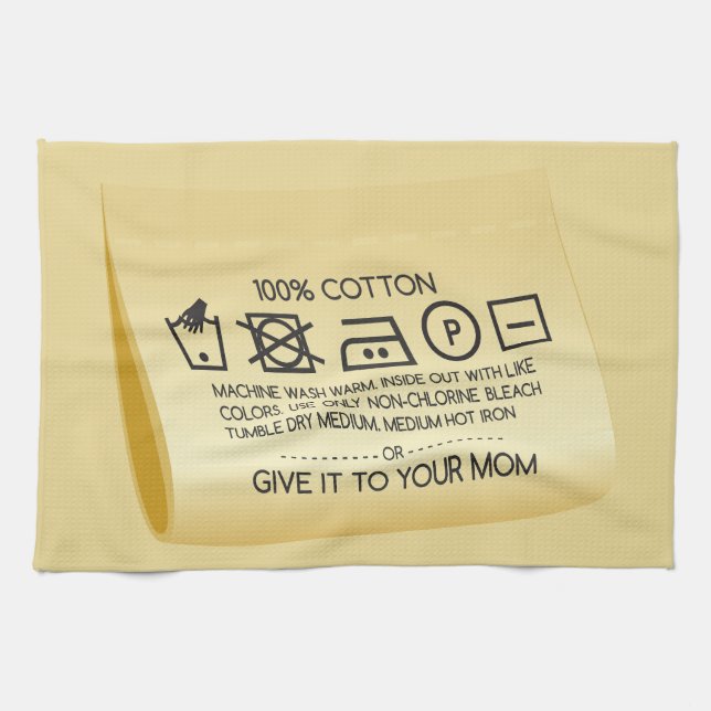 Ge det till din mamma 1 kökshandduk (Horisontell)