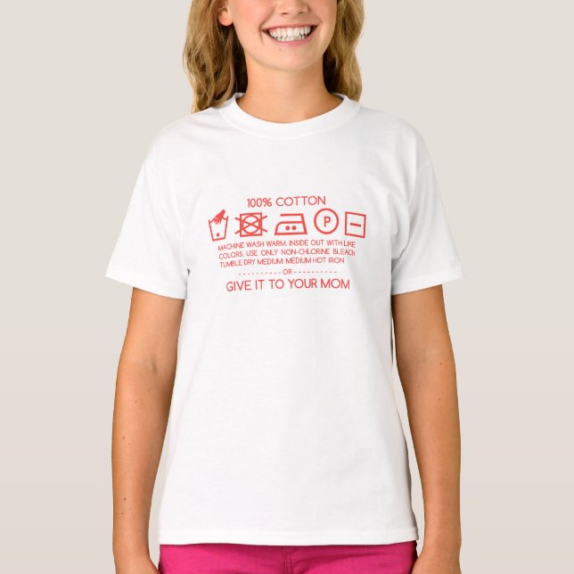 Ge det till din mamma 4 t shirt (Framsida)