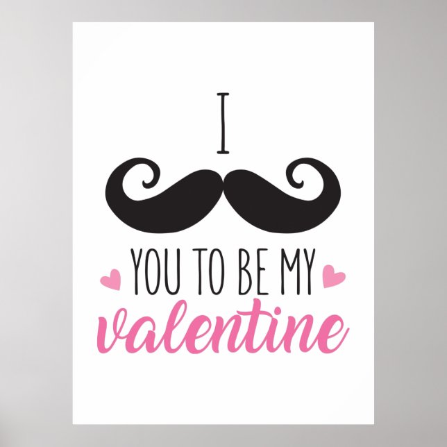 Ge dig en chans att bli min Valentine Poster (Framsidan)