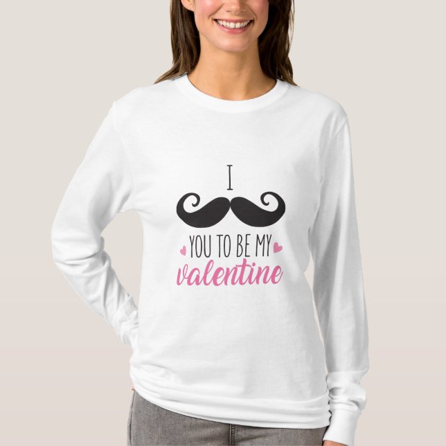 Ge dig en chans att bli min Valentine T Shirt (Framsida)